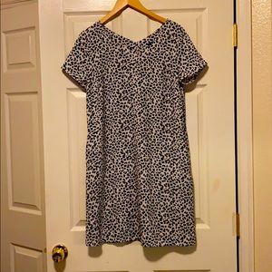 Animal print dress